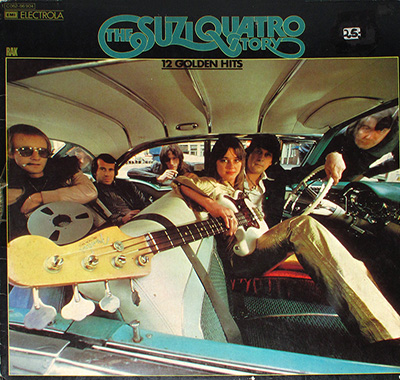 SUZI QUATRO - 12 Golden Hits  album front cover vinyl record